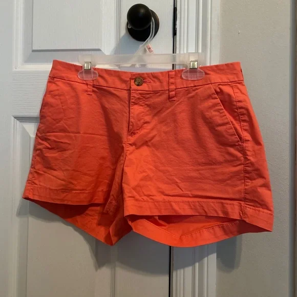 Old Navy Shorts Women | size 2 | Pink Perfect 5'' Khakis Mid Rise Casual Cotton - Picture 1 of 4